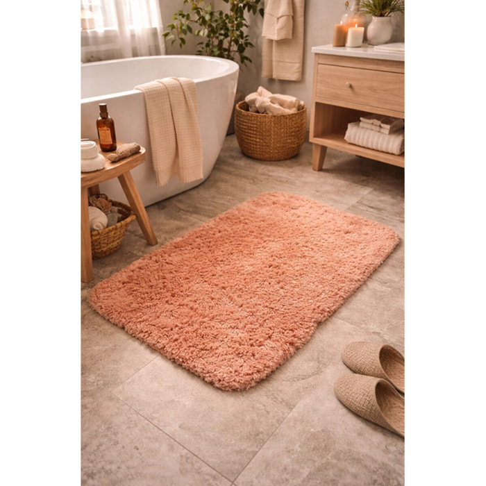Tapis de bain Microfibre FINO 40x60cm Pêche Spirella