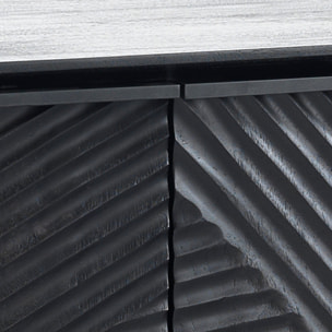 Tomasucci buffet 4 portes HORO Noir