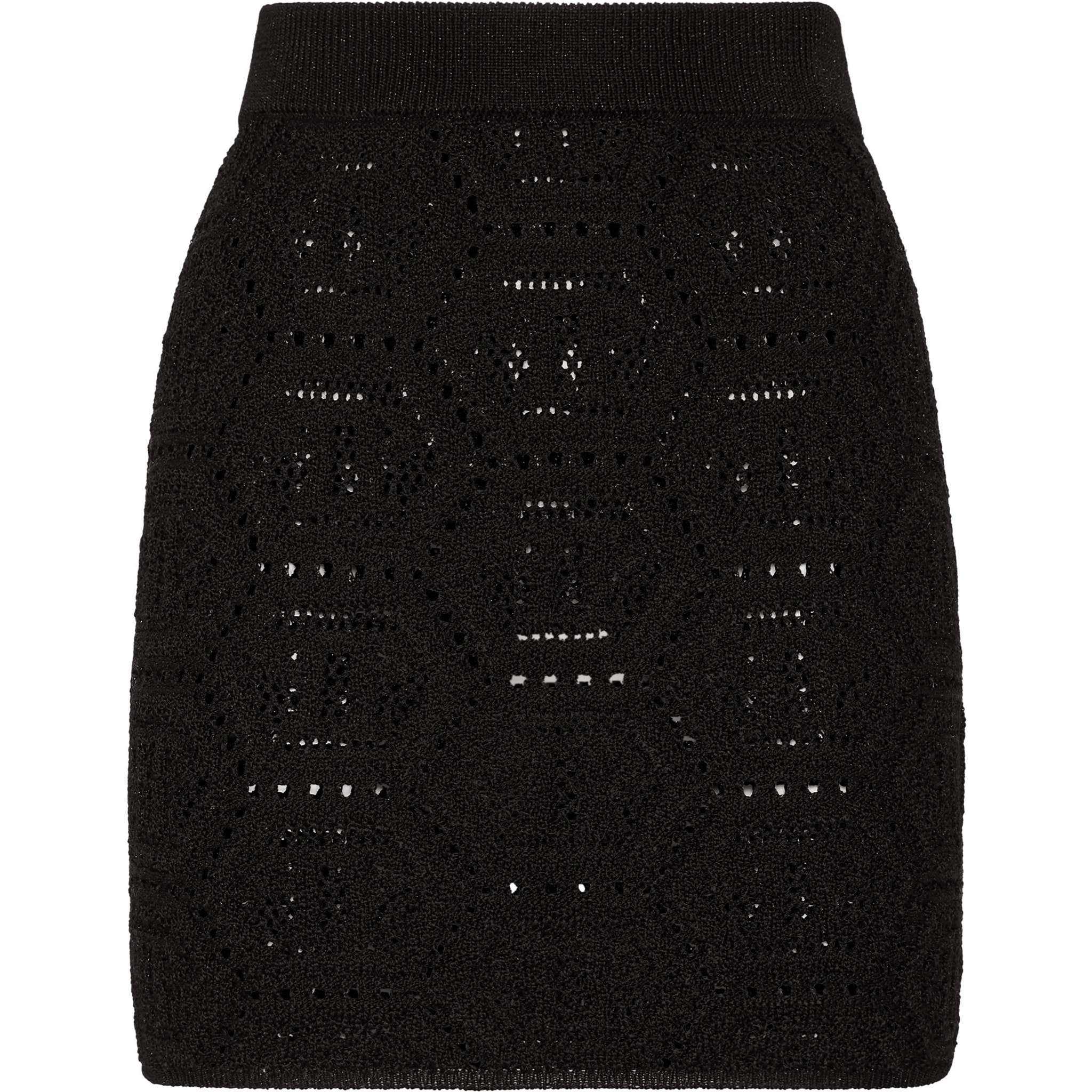 PHILIPP PLEIN Knit Short Skirt MONOGRAM