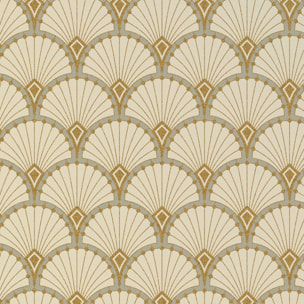 Abattant wood slim déclipsable art deco - Ivoire