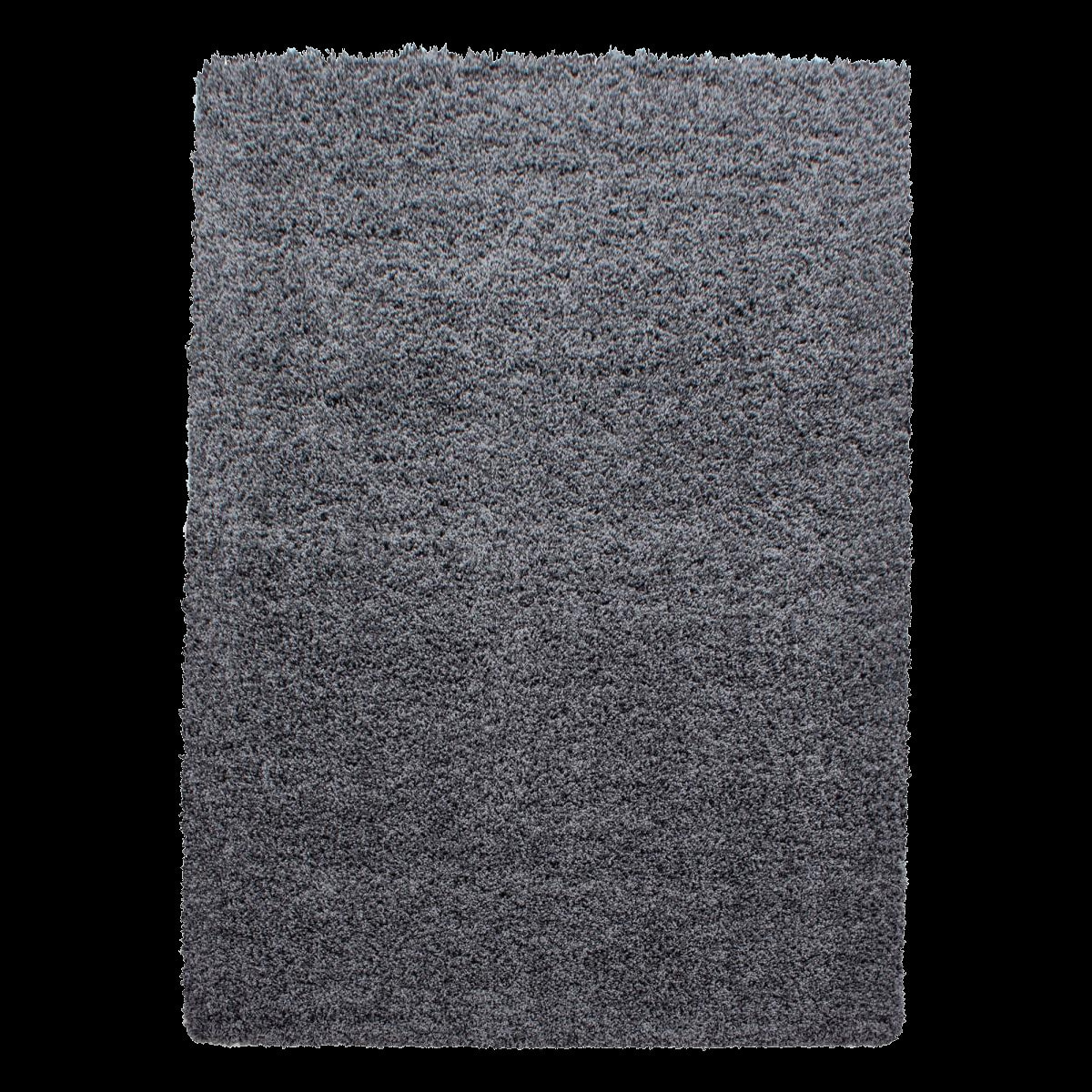 Tapis poils longs shaggy tissé motif uni ROCA