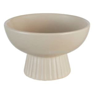 Coupelle "Chaya" céramique beige D22cm
