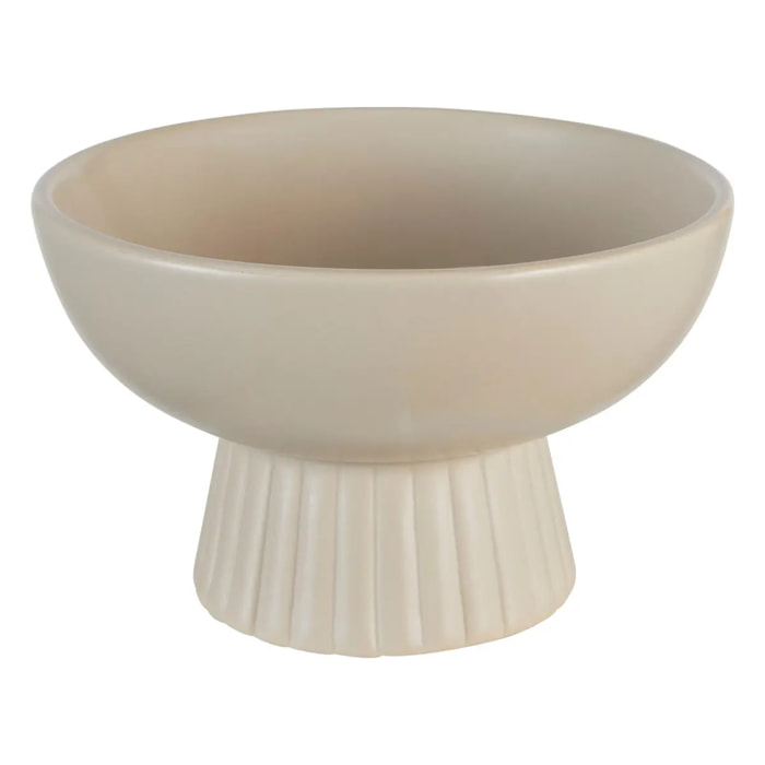 Coupelle "Chaya" céramique beige D22cm