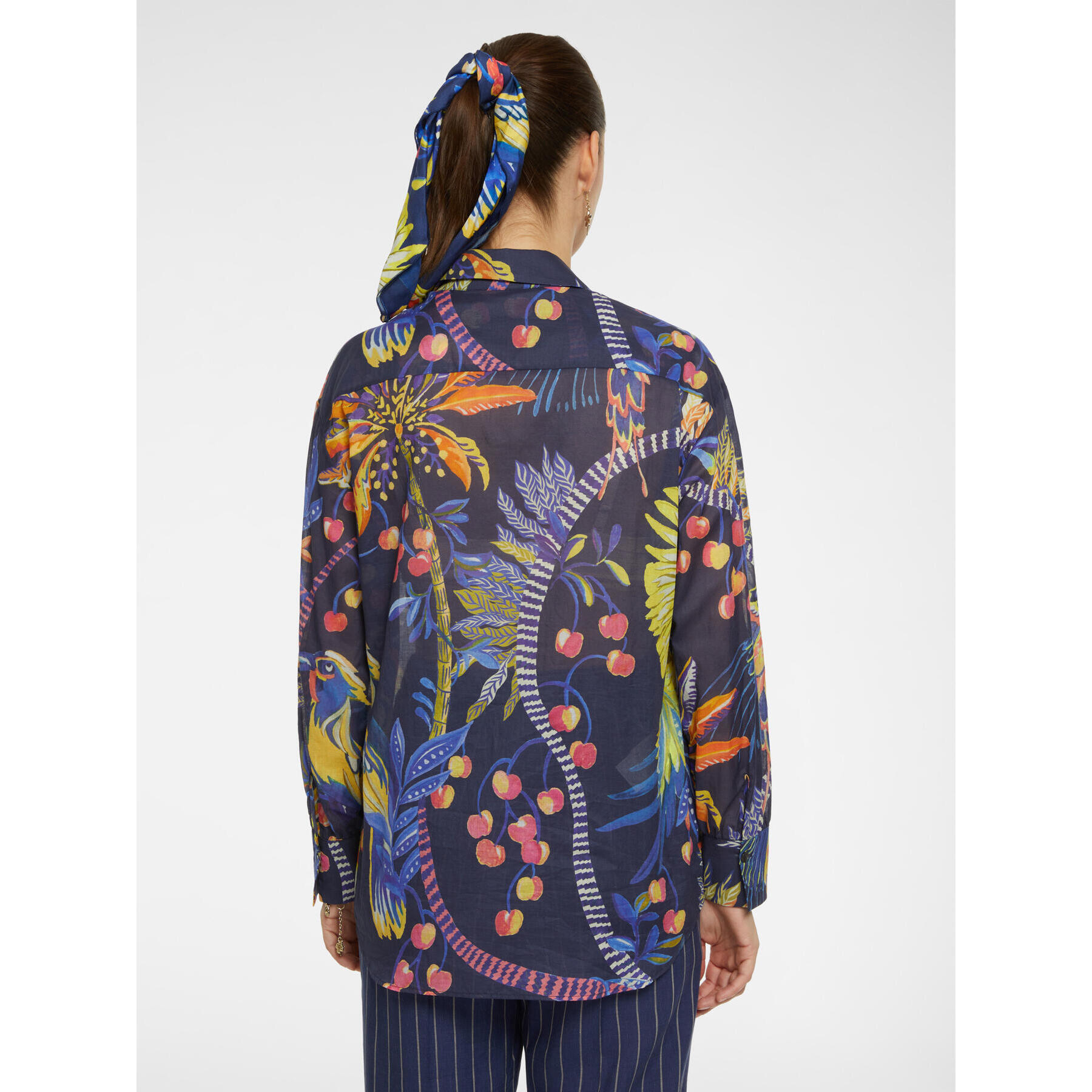 Elena Mirò - Camicia stampata - Blu