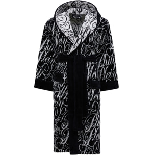 PHILIPP PLEIN Hooded Bathrobe Signature