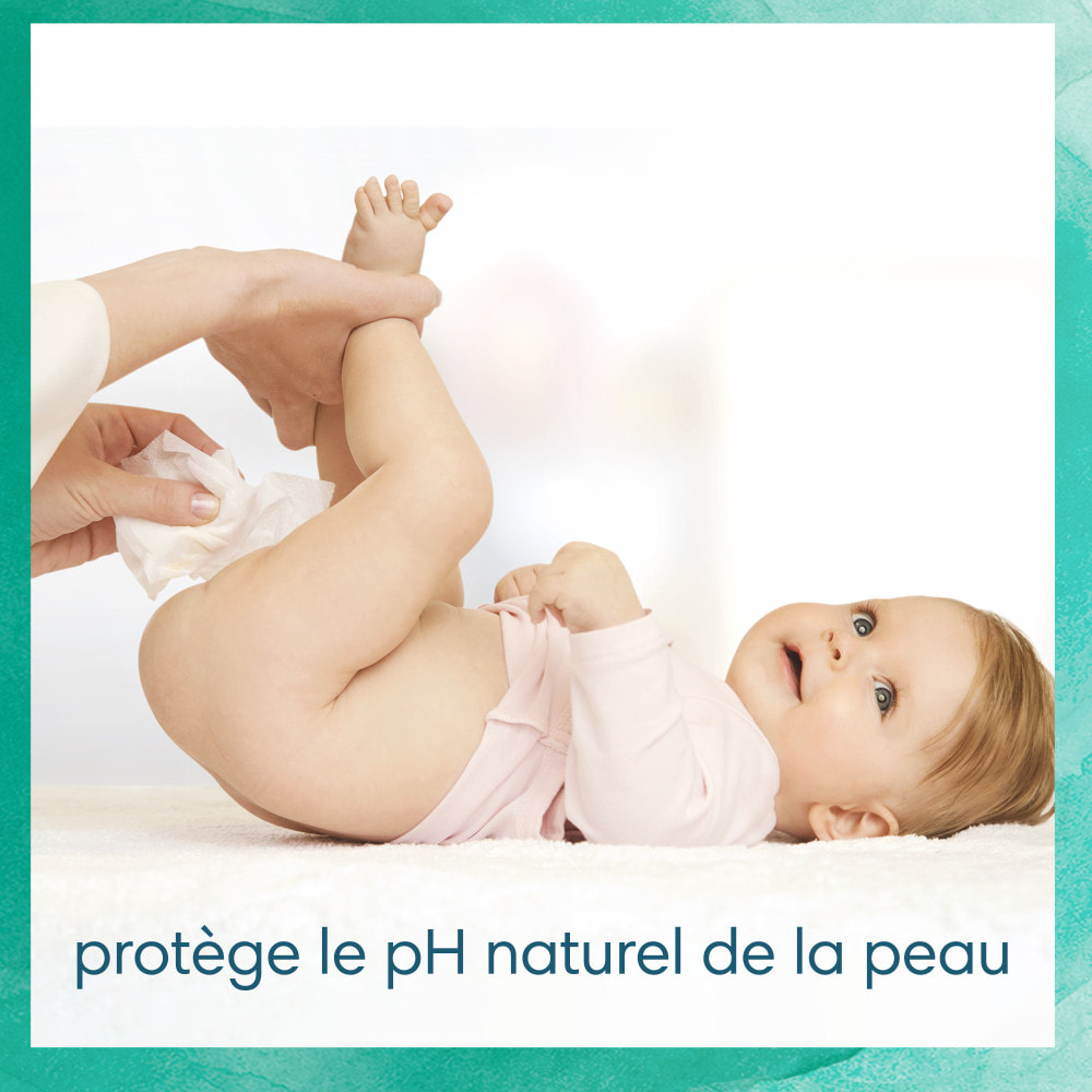 14x48 Lingettes 0% Plastique Harmonie Aqua, Pampers