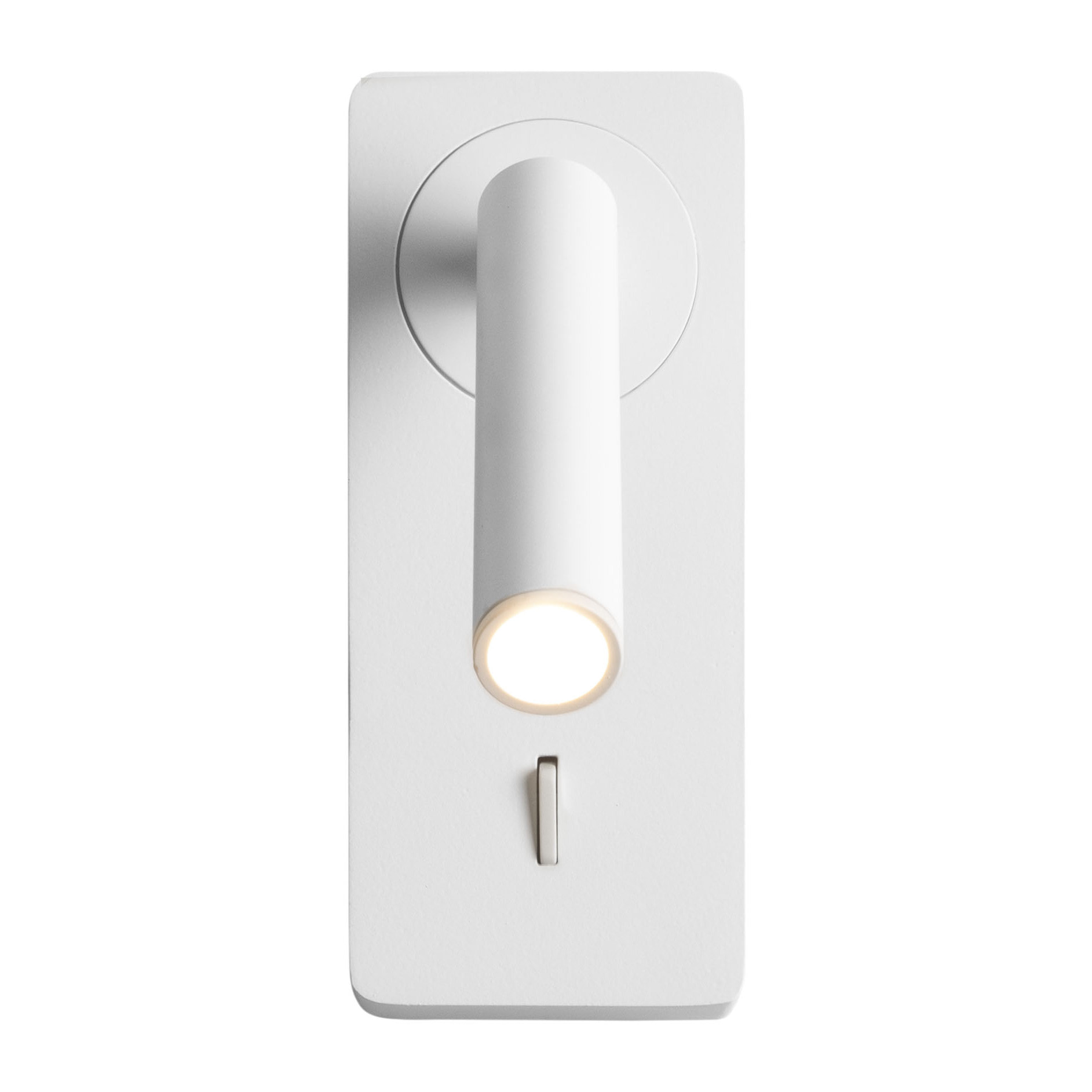 Forlight Colo - Luz de Lectura para Dormitorio LED Luz Cálida 3000K con Interruptor. Aplique de Pared Cabecero de Cama Blanco