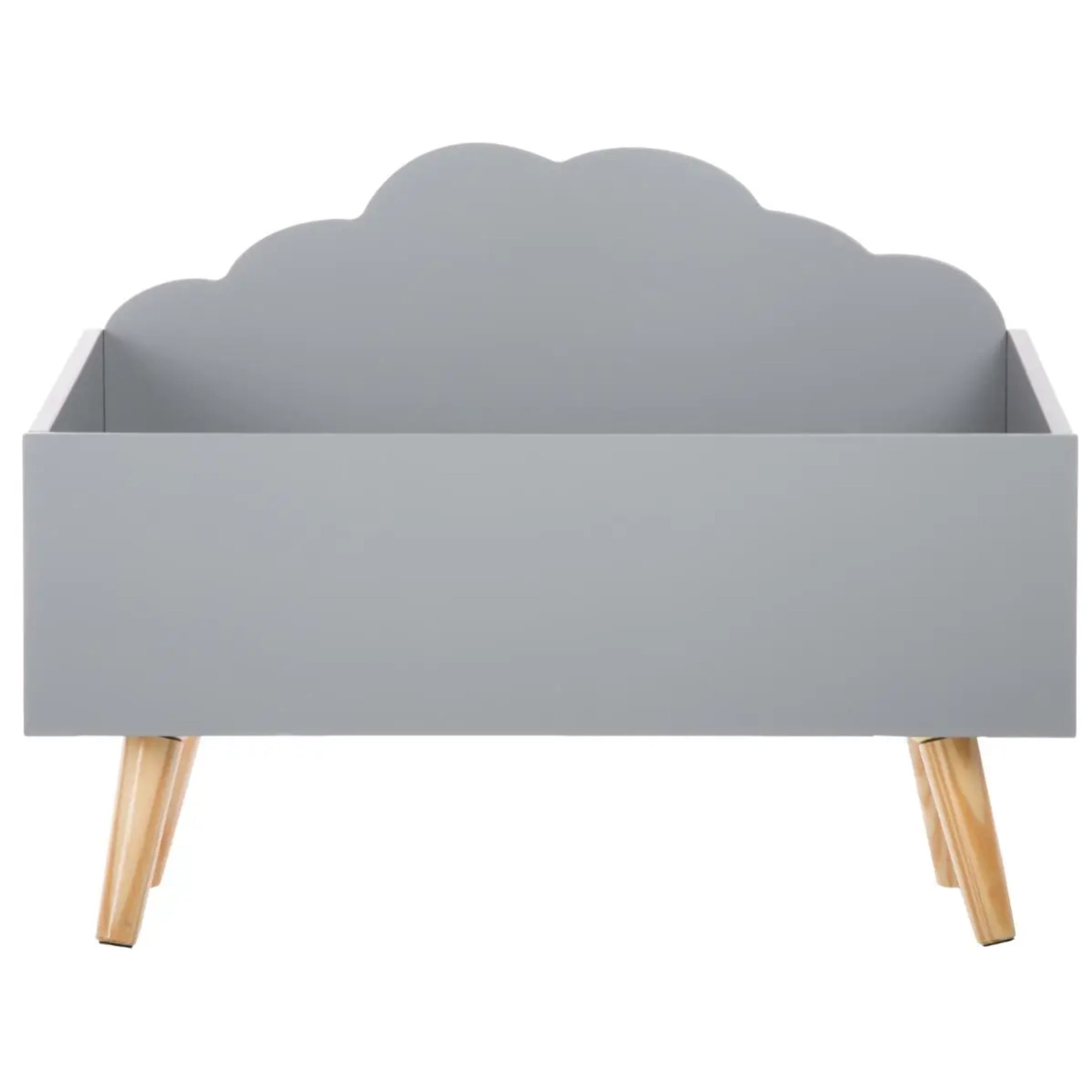 Coffre enfant "Nuage" gris