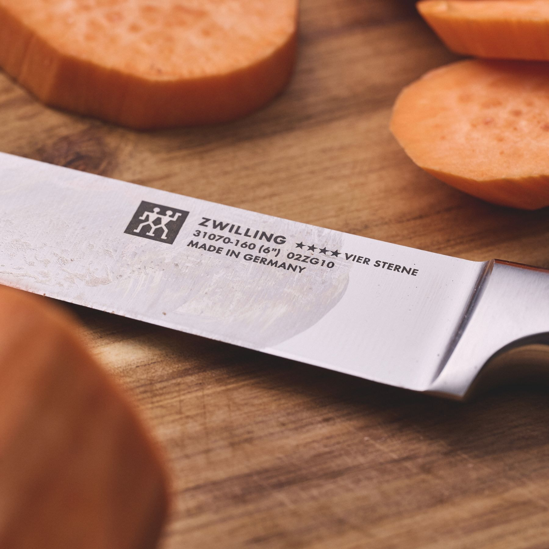 Couteau à trancher 16 cm, Tranchant lisse