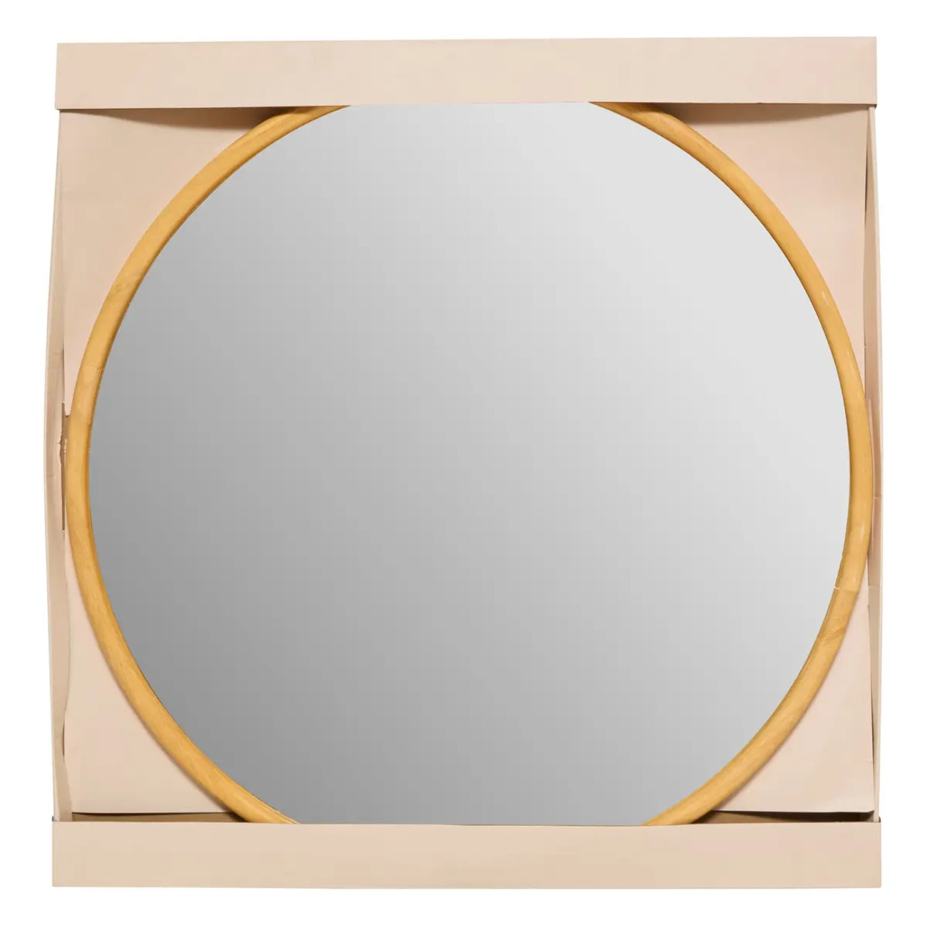Miroir "Kim" marron D75cm
