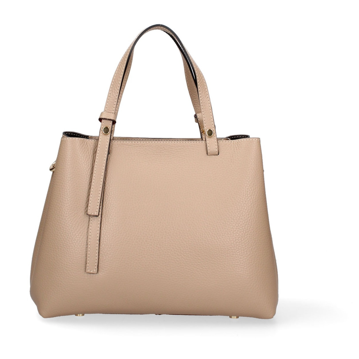 Borsa a mano da donna Made in Italy - Modello Novara Ultra - 100% pelle - 28.0 x 21.0 x 12.0 cm