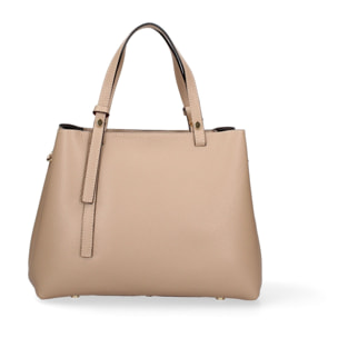 Borsa a mano da donna Made in Italy - Modello Novara Ultra - 100% pelle - 28.0 x 21.0 x 12.0 cm