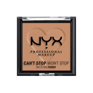 Nyx Professional Makeup Poudre Matifiante Can't Stop Won't Stop Caramel