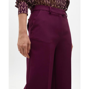 Pantaloni da completo dritti in tessuto confortevole
