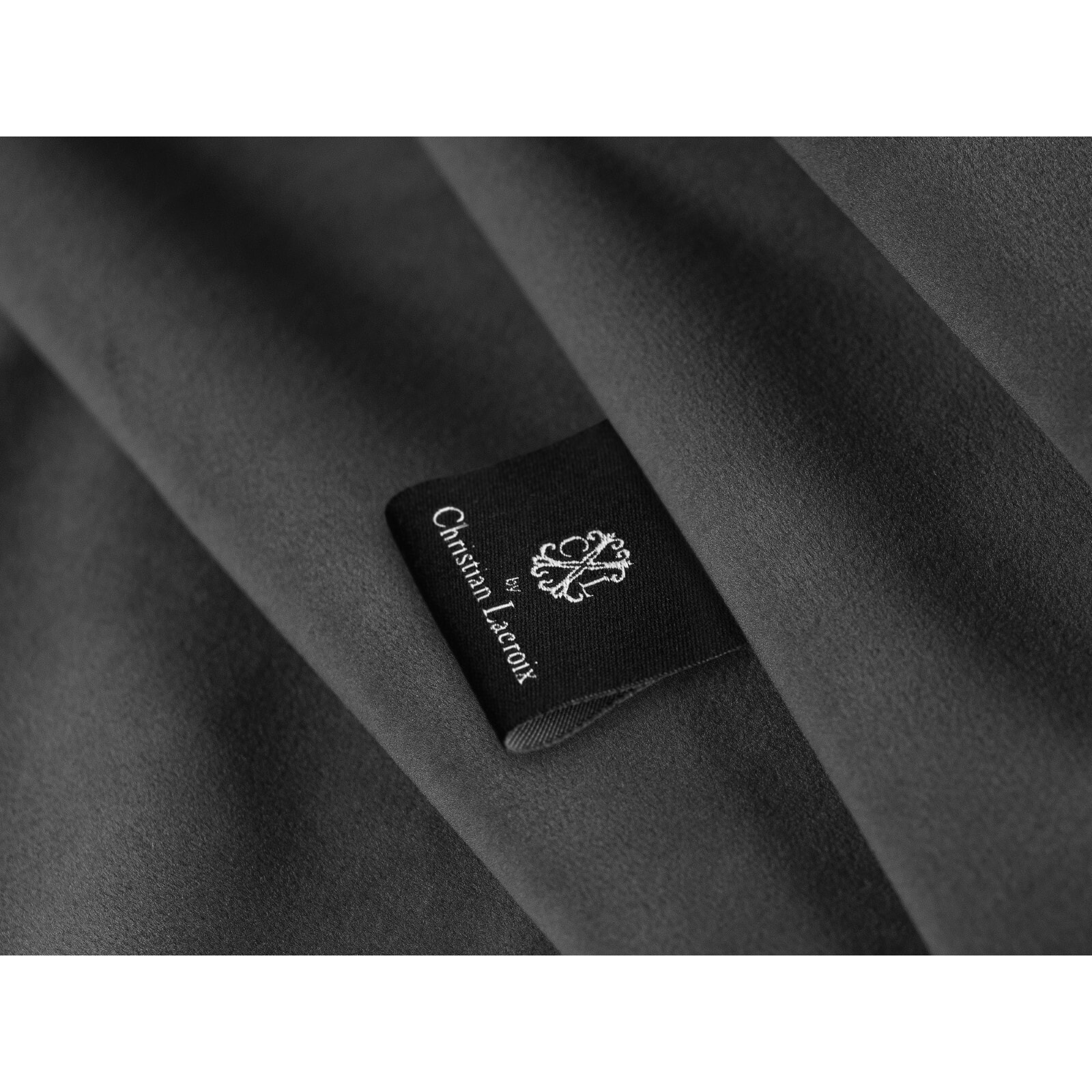 Canapé convertible "Audra" 4 places en velours gris foncé