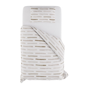 PARURE COPRIPIUMINO PIAZZA E MEZZA KARMA - 100% Microfibra
