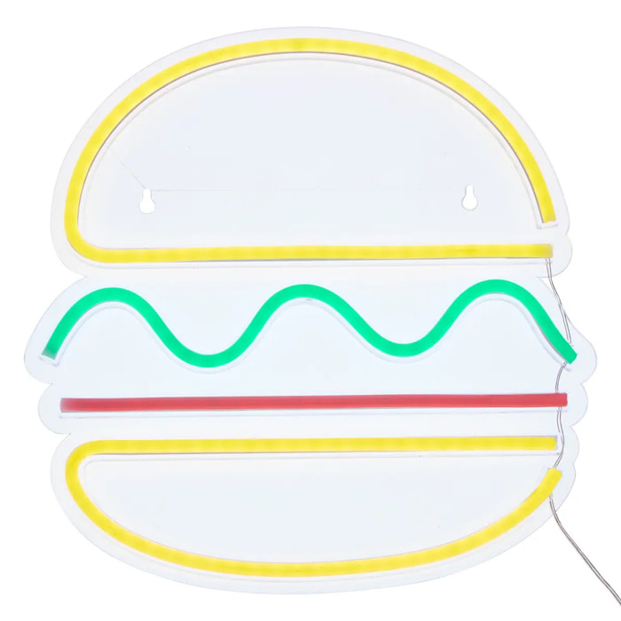 NEON LED MUR BURGER L30