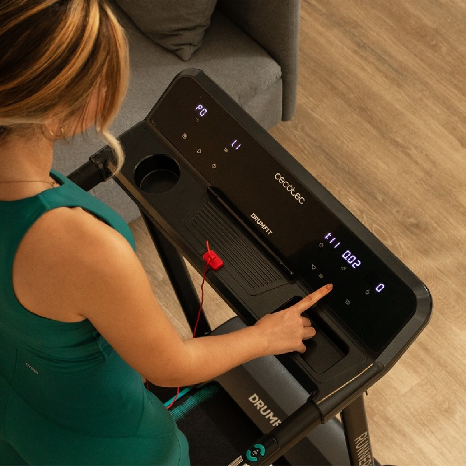 Cecotec Cinta de correr DrumFit WayHome 1000 Runner Sprint