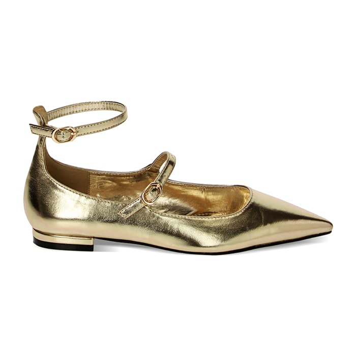 Bailarinas oro de punta
