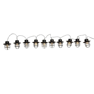 Guirlande solaire DETROIT 10 ampoules 3.90M