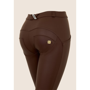 Pantaloni push up WR.UP® superskinny similpelle ecologica