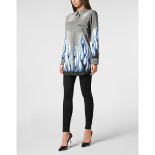 PHILIPP PLEIN Camisa vaquera RACING