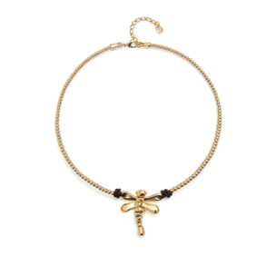 Colgante SER REBELDE DORADO U