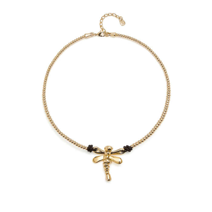 Colgante SER REBELDE DORADO U