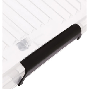 Boîte en plastique transparente 50L Clip N' Box