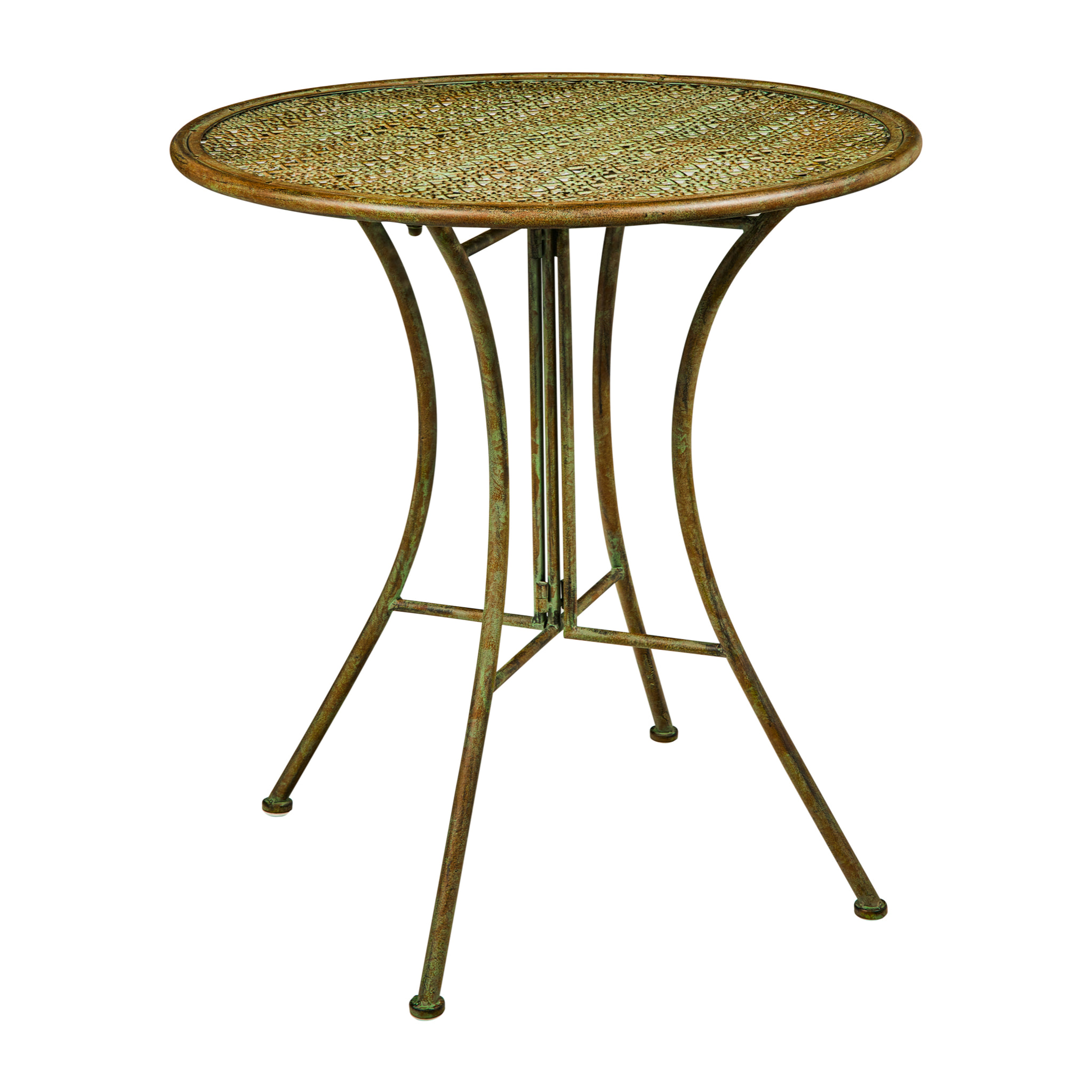 IRON LINE - TAVOLO DA ESTERNO RUSTI - misura 70x70x75