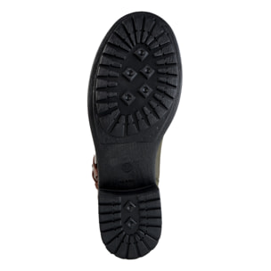 Stivaletti in pelle nabuk con cinturini