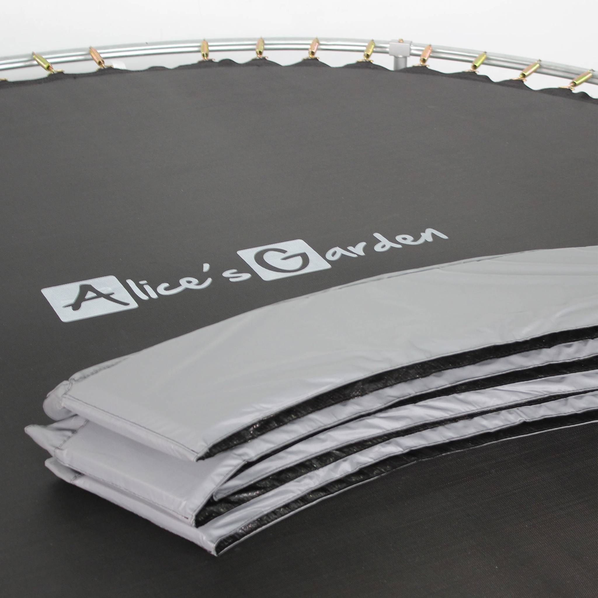 Trampoline rond Ø 490cm gris avec son filet de protection - Jupiter - Trampoline de jardin 490 cm 4m| Qualité PRO. | Normes EU.