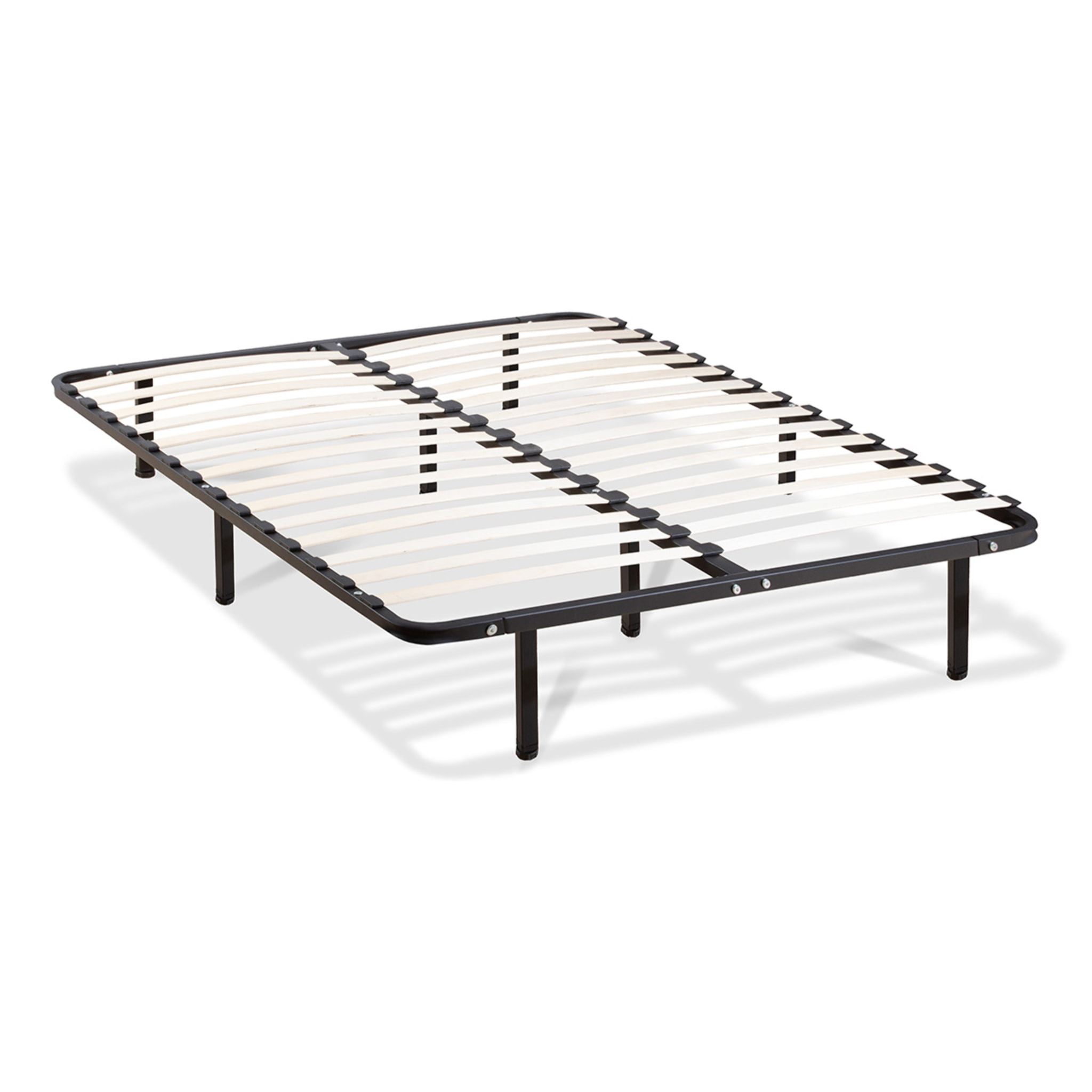 Sommier Cadre a Lattes en Kit | Structure Metallique Noire