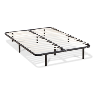 Sommier Cadre a Lattes en Kit | Structure Metallique Noire