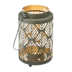 Lanterne design métal H13cm