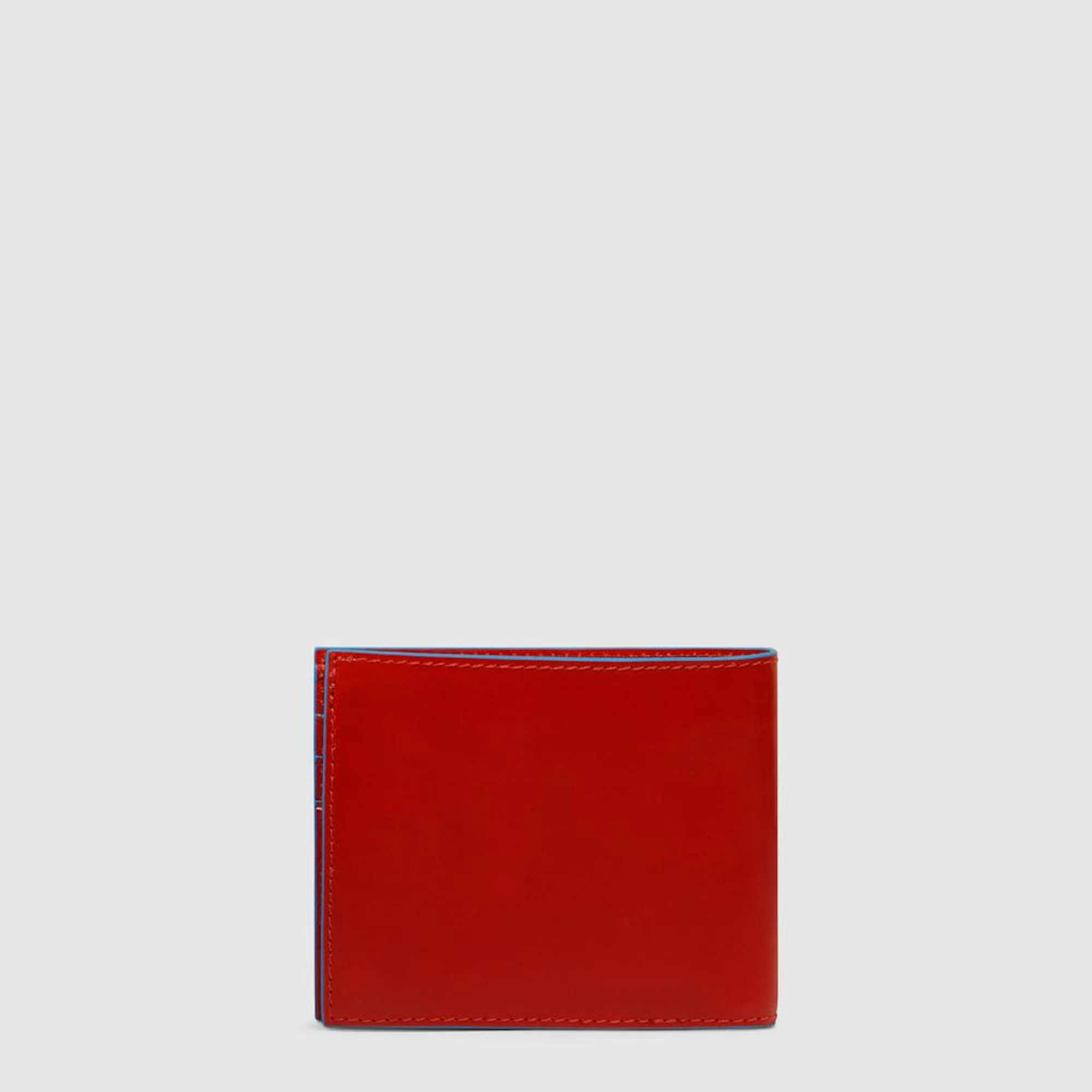 Piquadro Portafogli con portamonete, portacarte di credito, volantino staccabile e protezione RFID