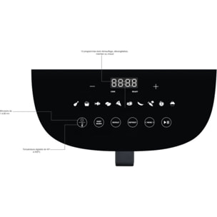 Friteuse sans huile LISTO LAF1 Single Touch 5.2L