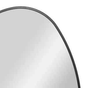 Miroir "Rosalia" métal noir 55x75cm