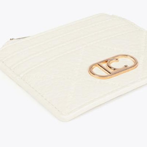 Portatessere monogramma a rombi