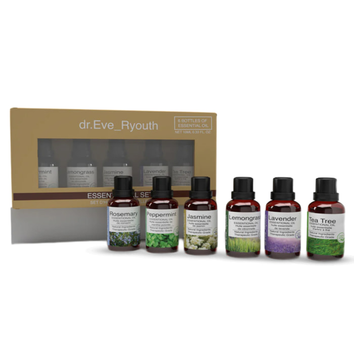 Set de aceites esenciales (Caja de 6 botellas)