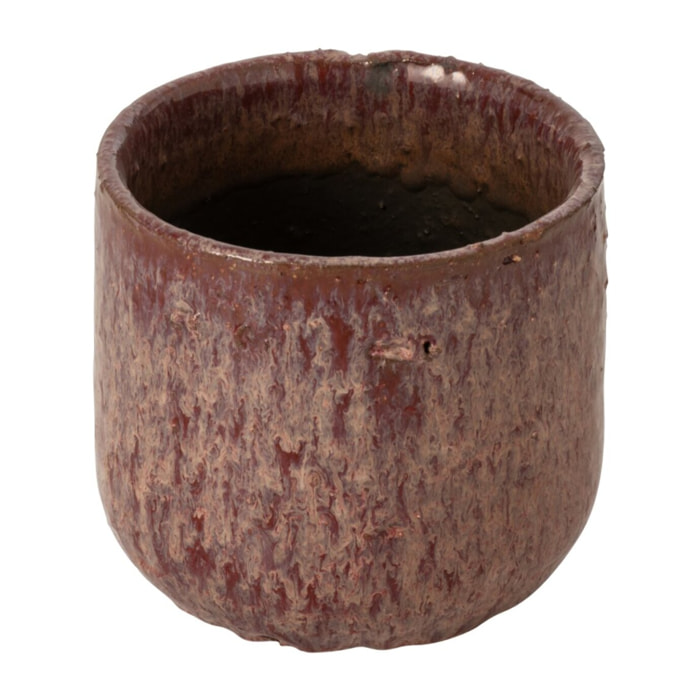 J-Line cache-pot - céramique - vieux rose - small
