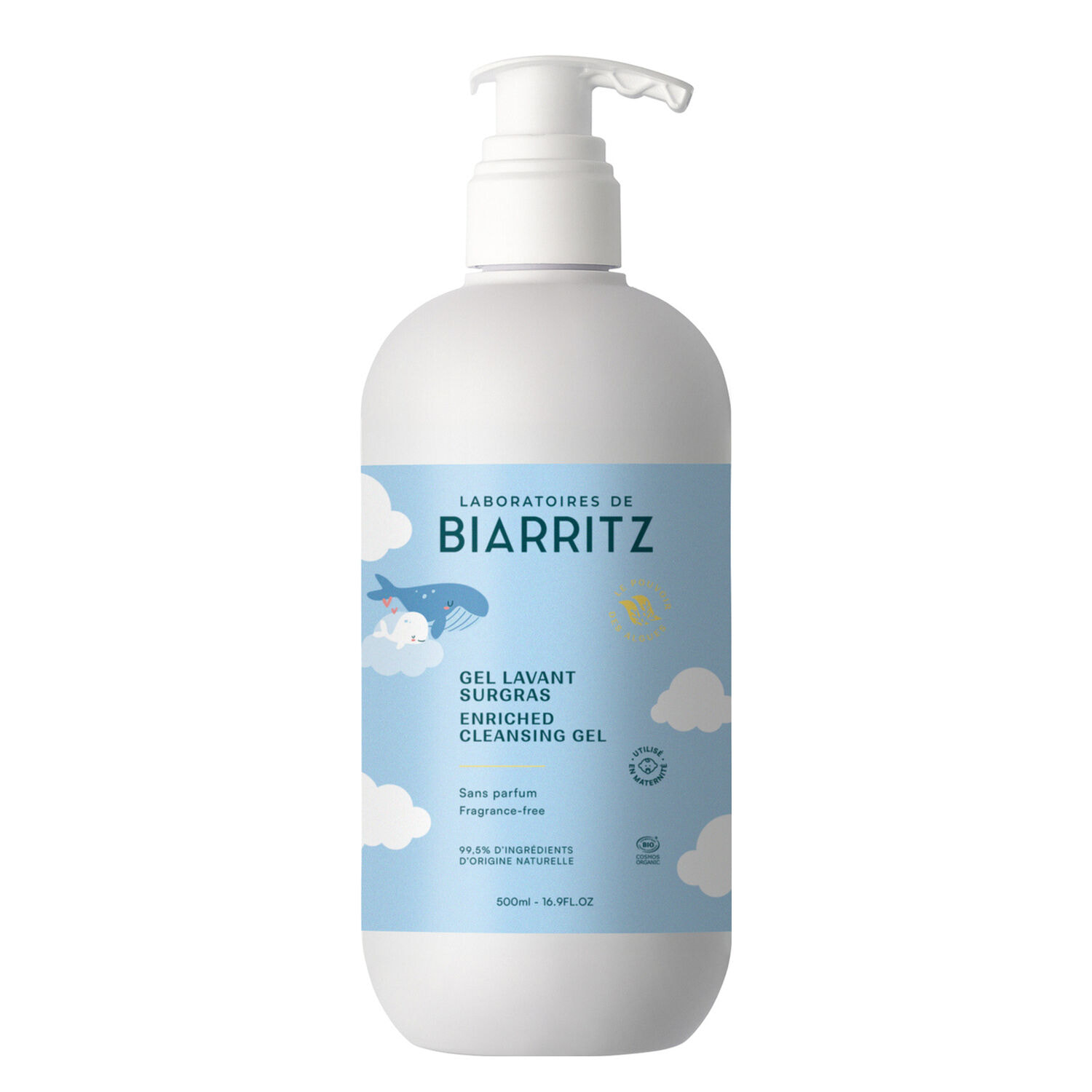 Bébé - Gel Lavant Surgras Bio Sans Parfum 500ml