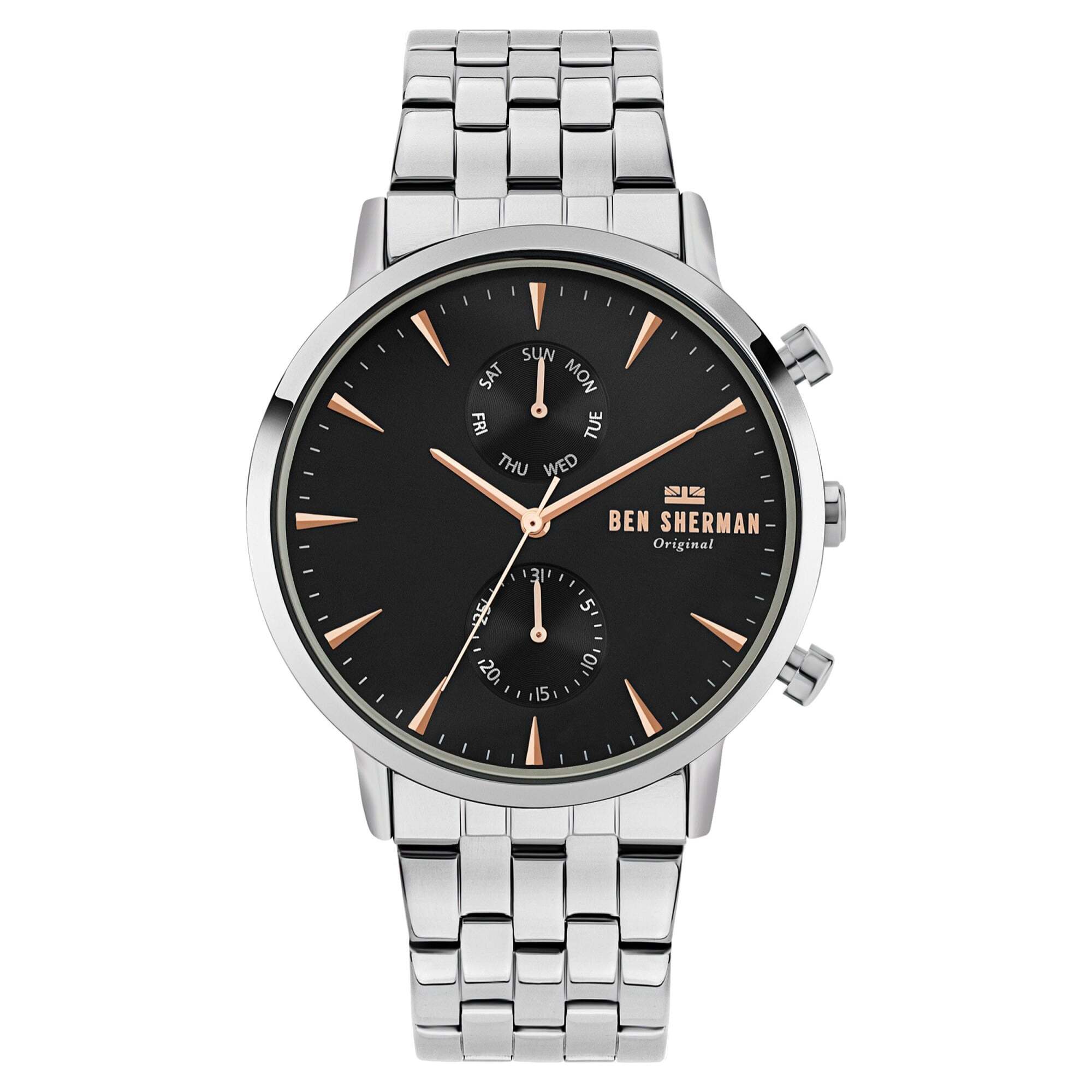 Reloj Ben Sherman WB041BSM Hombre Analogico Cuarzo con Correa de Acero inoxidable