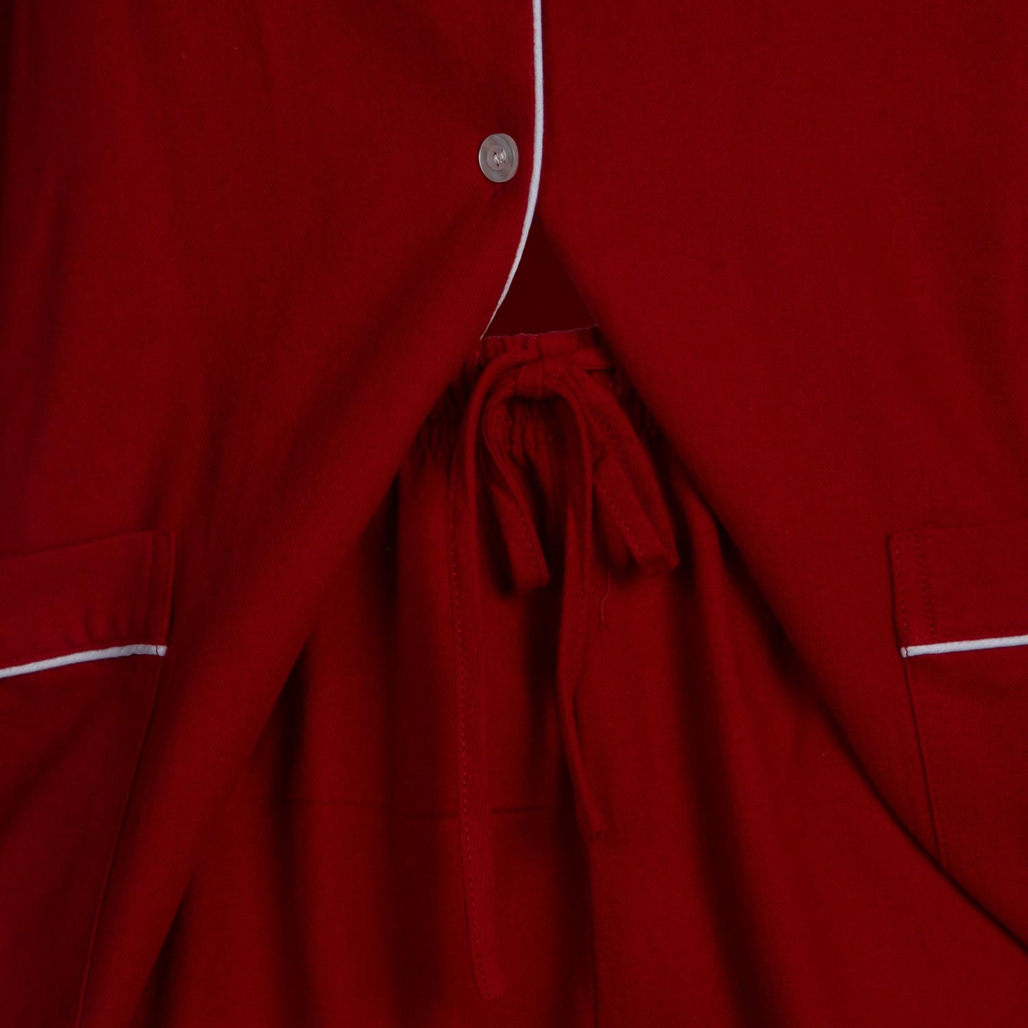PIGIAMA DONNA in flanella bordeaux