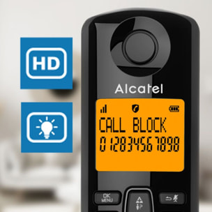 Téléphone sans fil ALCATEL S280 S-Voice NEU Black