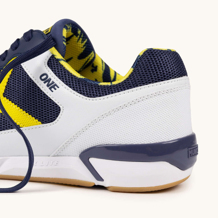 MUNICH ONE 78 Zapatillas de Fútbol Sala Ultra Ligeras Marino y Amarillo