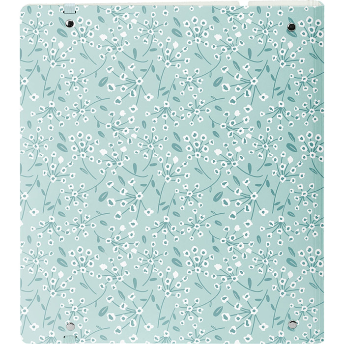 Carpeblock pp foam 4 ani 35mm c/recambio safta "light blue flowers"