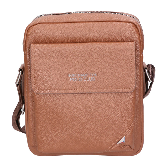 Borsa a tracolla uomo - Modello False - 100% pelle PU - 20.0 x 24.0 x 6.0 cm