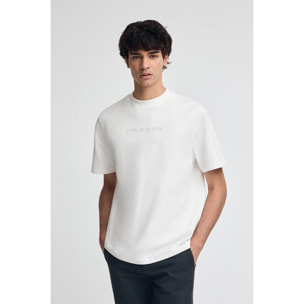 Camiseta JK blanca con logo contrastado Polo Club