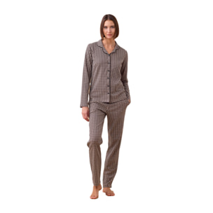 Pigiama donna caldo cotone taglio uomo articolo poule. Noidinotte